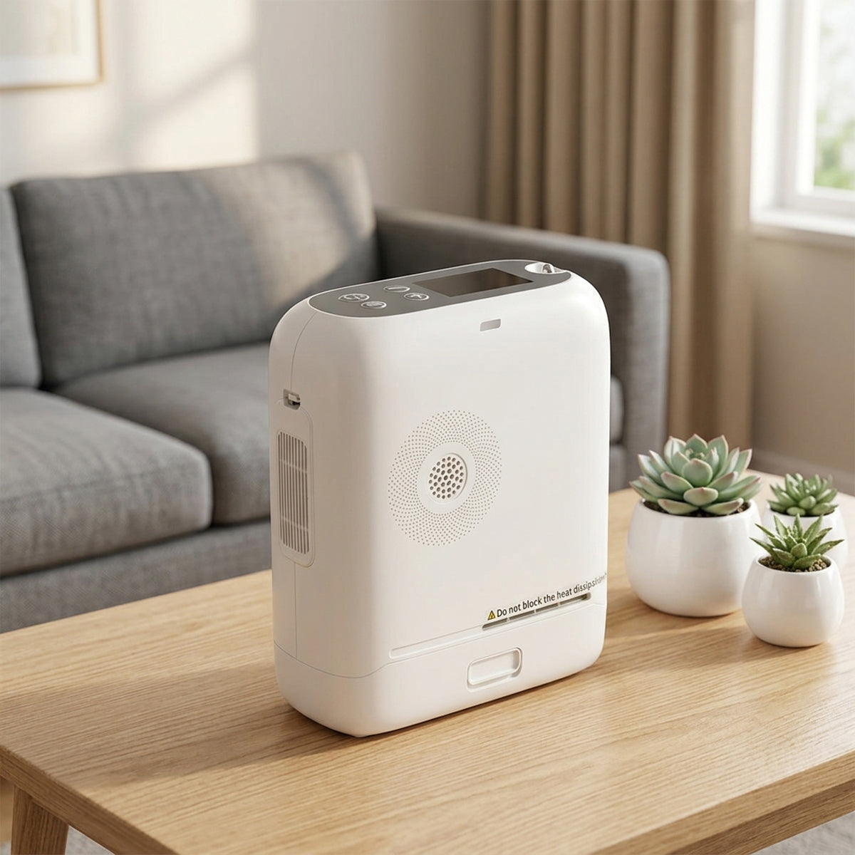 1-8L Pulse Dose & Continuous Flow Oxygen Concentrator - CHO-08