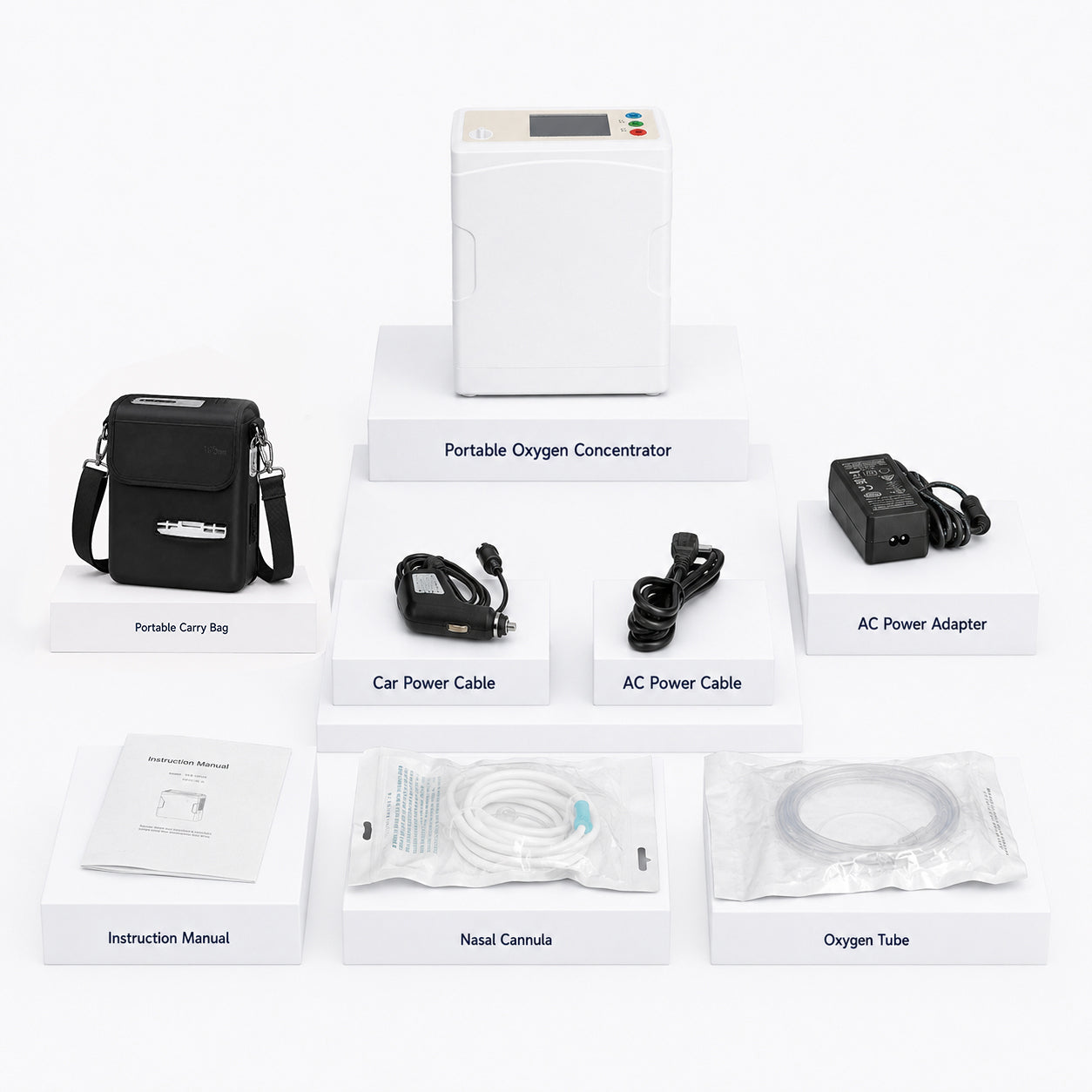 1-8L Portable Pulse Dose & Continuous Flow Oxygen Concentrator —— CHO-06