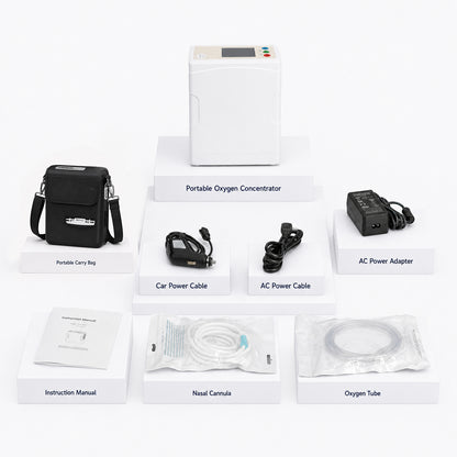 1-8L Portable Pulse Dose & Continuous Flow Oxygen Concentrator —— CHO-06